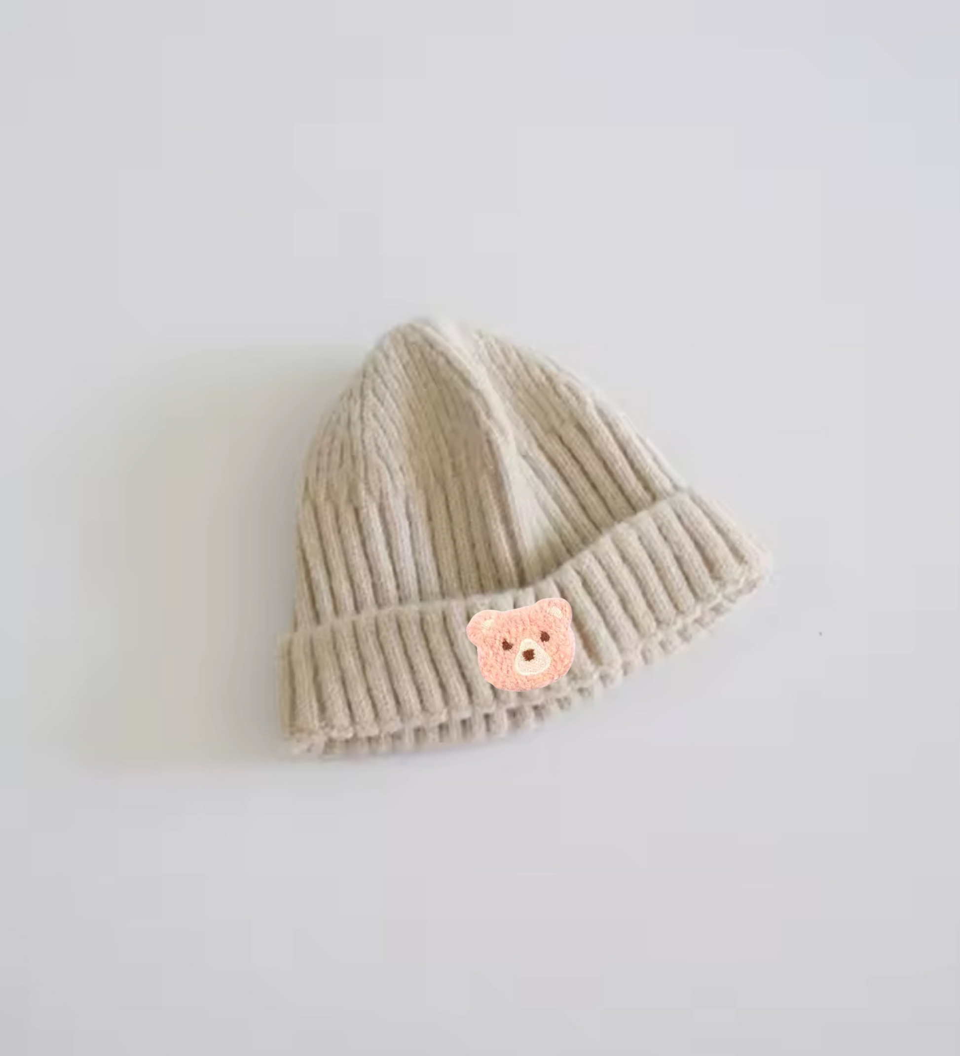 Teddy Bear Knit Baby Winter Hat Hippo Boutique