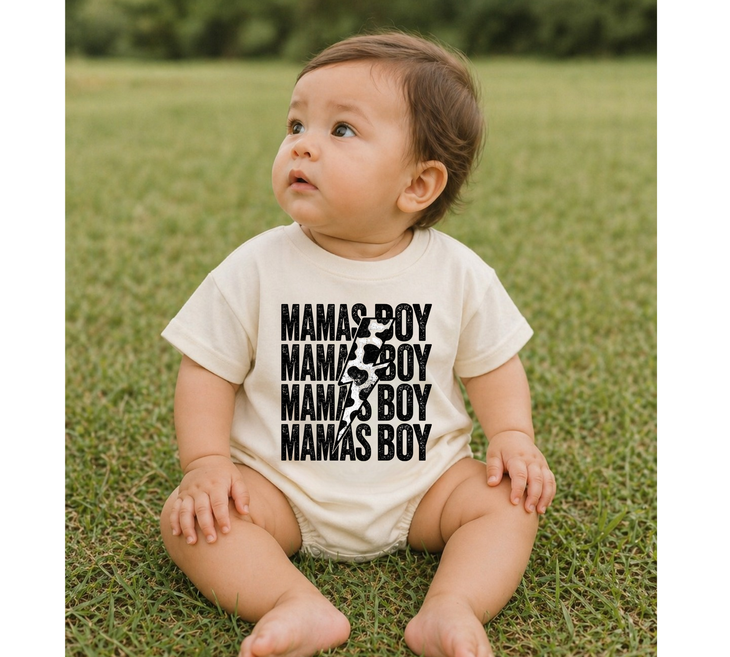 Mama & Mini Matching T-Shirts & Romper - Mama’s Boy Hippo Boutique