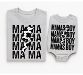 Mama & Mini Matching T-Shirts & Romper - Mama’s Boy Hippo Boutique