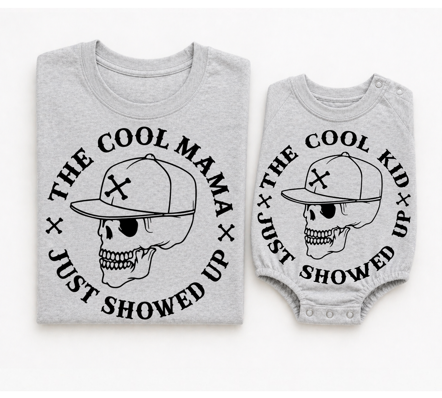 Mama & Mini Matching T-Shirts & Romper - Cool Kid Hippo Boutique