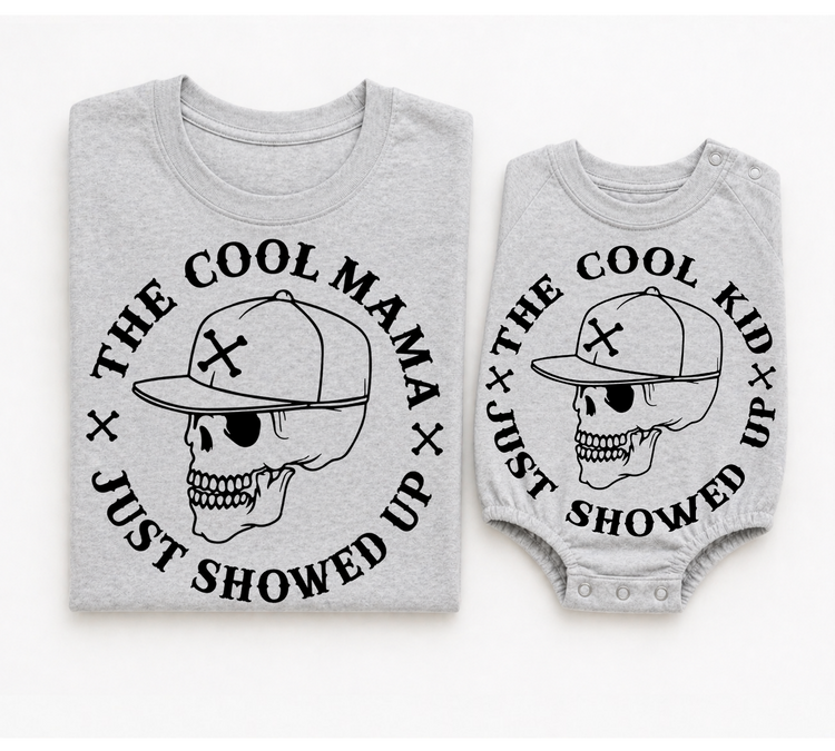 Mama & Mini Matching T-Shirts & Romper - Cool Kid Hippo Boutique