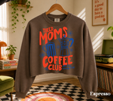Cropped Sweatshirt - Tired Moms Coffee club Hippo Boutique