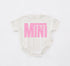 Pink Checkered Mini Baby Girl t-shirt Bubble Romper Hippo Boutique