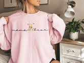 Mama Bear & Mini Bear matching Baby Sweatshirt Romper bodysuit & Crewneck Hippo Boutique