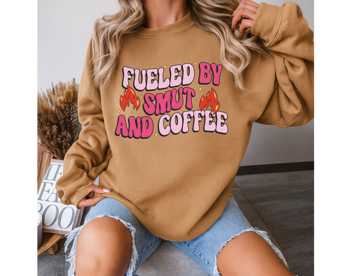Bookish Sweatshirts & Hoodies - Fueled by Smut & Coffee