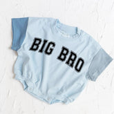 Big Bro baby Color Block T-Shirt Bubble Romper Hippo Boutique