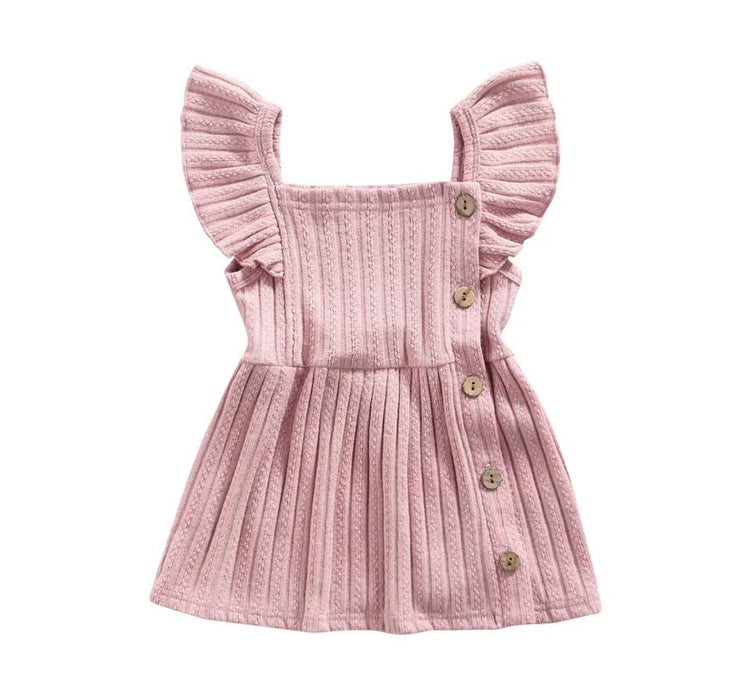 Knitted Sleeveless Baby Dress Hippo Boutique