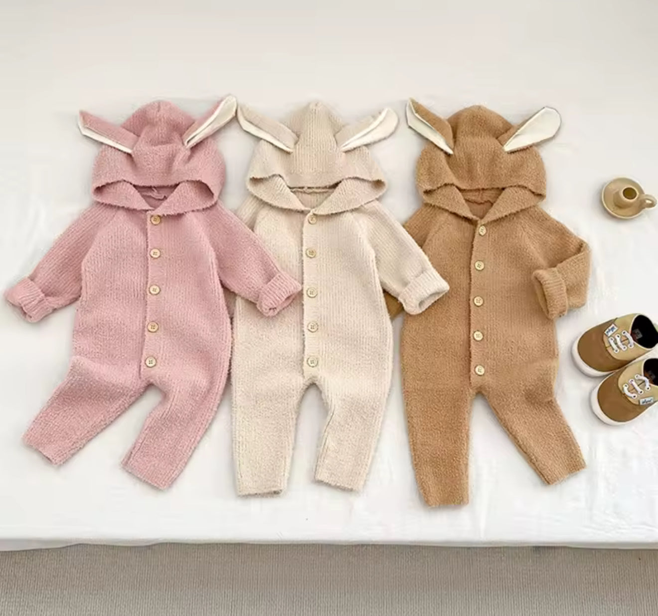 Baby Rabbit Romper Jumpsuit Hippo Boutique