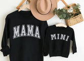 Glitter Mama & Mini Matching Sweatshirts - Black Hippo Boutique