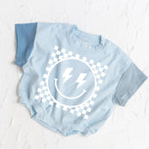 Smile baby Color Block T-Shirt Bubble Romper Hippo Boutique