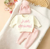 Newborn Baby Knit Coming Home Outfit Hippo Boutique
