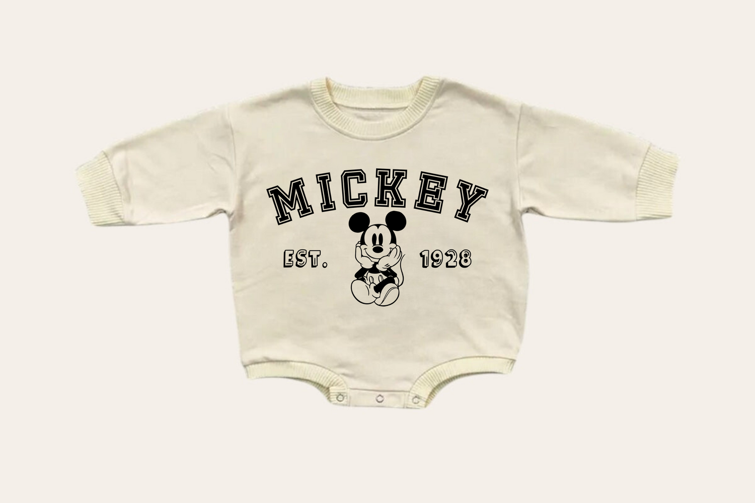 Mama & Mini matching Baby Mouse Sweatshirt Romper bodysuit & Crewneck Hippo Boutique