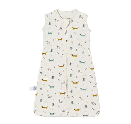 Newborn Baby 100% Organic Cotton Sleep sack - 1 Tog Hippo Boutique