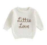 Baby & Kids Embroidered Little Love knit Sweaters Hippo Boutique