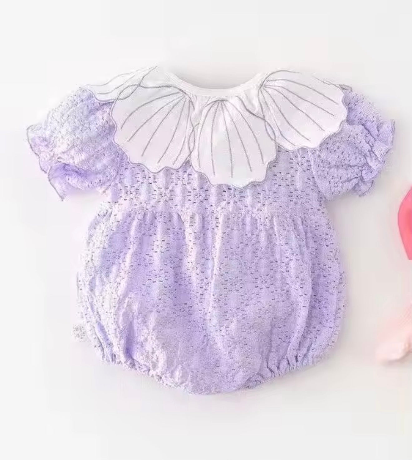 Violet Ruffled Romper Dress Hippo Boutique