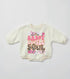 Sassy Little Soul Baby Girl Sweatshirt Romper bodysuit Hippo Boutique