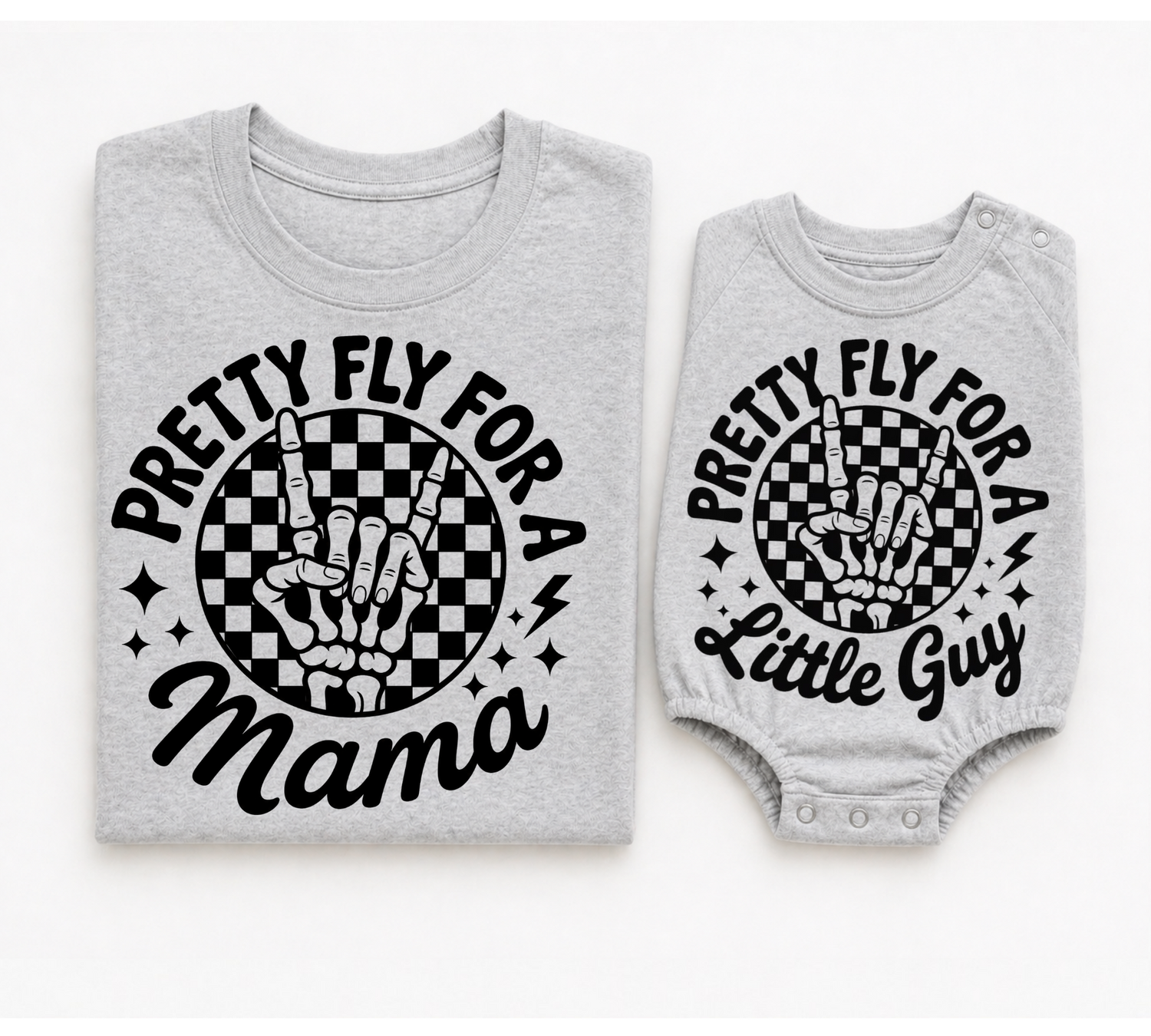 Mama & Mini Matching T-Shirts & Romper - Pretty Fly Hippo Boutique