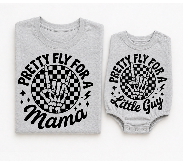 Mama & Mini Matching T-Shirts & Romper - Pretty Fly Hippo Boutique