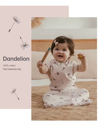 Newborn Baby 100% Organic Cotton Swaddle Sleep sack - 1 Tog Hippo Boutique