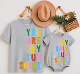 Mama & Mini Matching T-Shirts & Romper - You are my sunshine Hippo Boutique