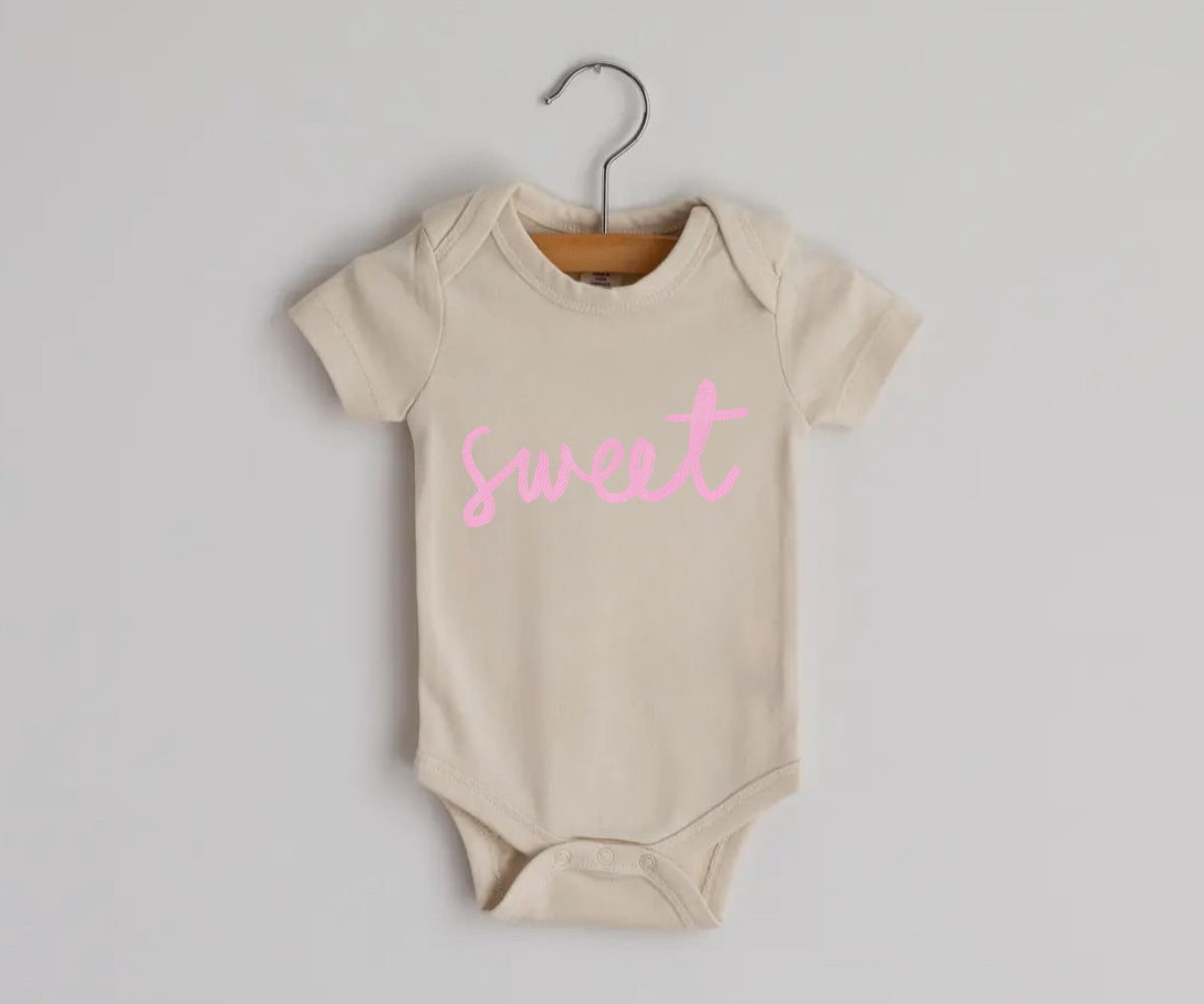 Sweet Newborn Baby Bodysuit Onesie Hippo Boutique