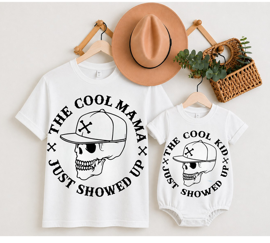Mama & Mini Matching T-Shirts & Romper - Cool Kid Hippo Boutique