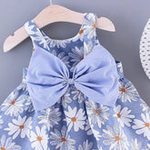 Daisy Sleeveless Baby Dress with Sun Hat Hippo Boutique
