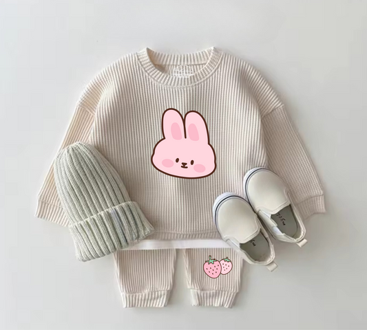 Baby Clothing sets Tracksuits for Girls Sets Cotton Knitting Pullovers Tops+Pants Clothes for Boys Newborn Toddler Outfits Loose
