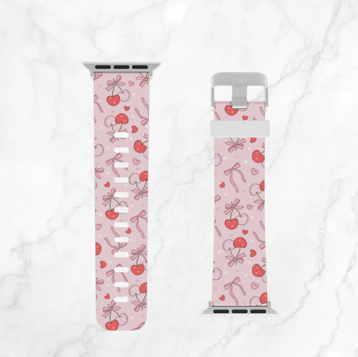 Apple Watch Band - Cherries & Bows