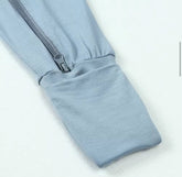 Bamboo Zip Up Bodysuit Outfit Hippo Boutique