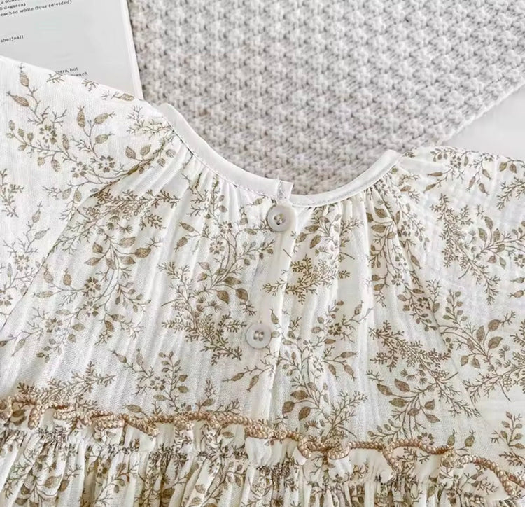 Newborn Floral Romper Dress Hippo Boutique