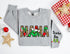 Custom Christmas Mama Sweatshirt with children’s name on sleeve Hippo Boutique
