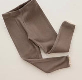 Newborn Baby Leggings with Lace Cuffs Hippo Boutique