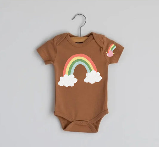 Newborn Baby Bodysuit - Rainbow