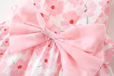 Floral Sleeveless Baby Dress with Sun Hat Hippo Boutique