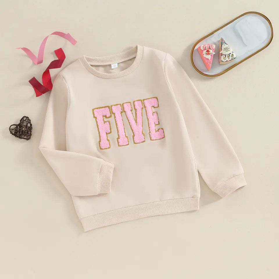 Baby and kids Birthday Sweatshirt Hippo Boutique