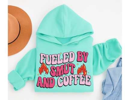 Bookish Sweatshirts & Hoodies - Fueled by Smut & Coffee