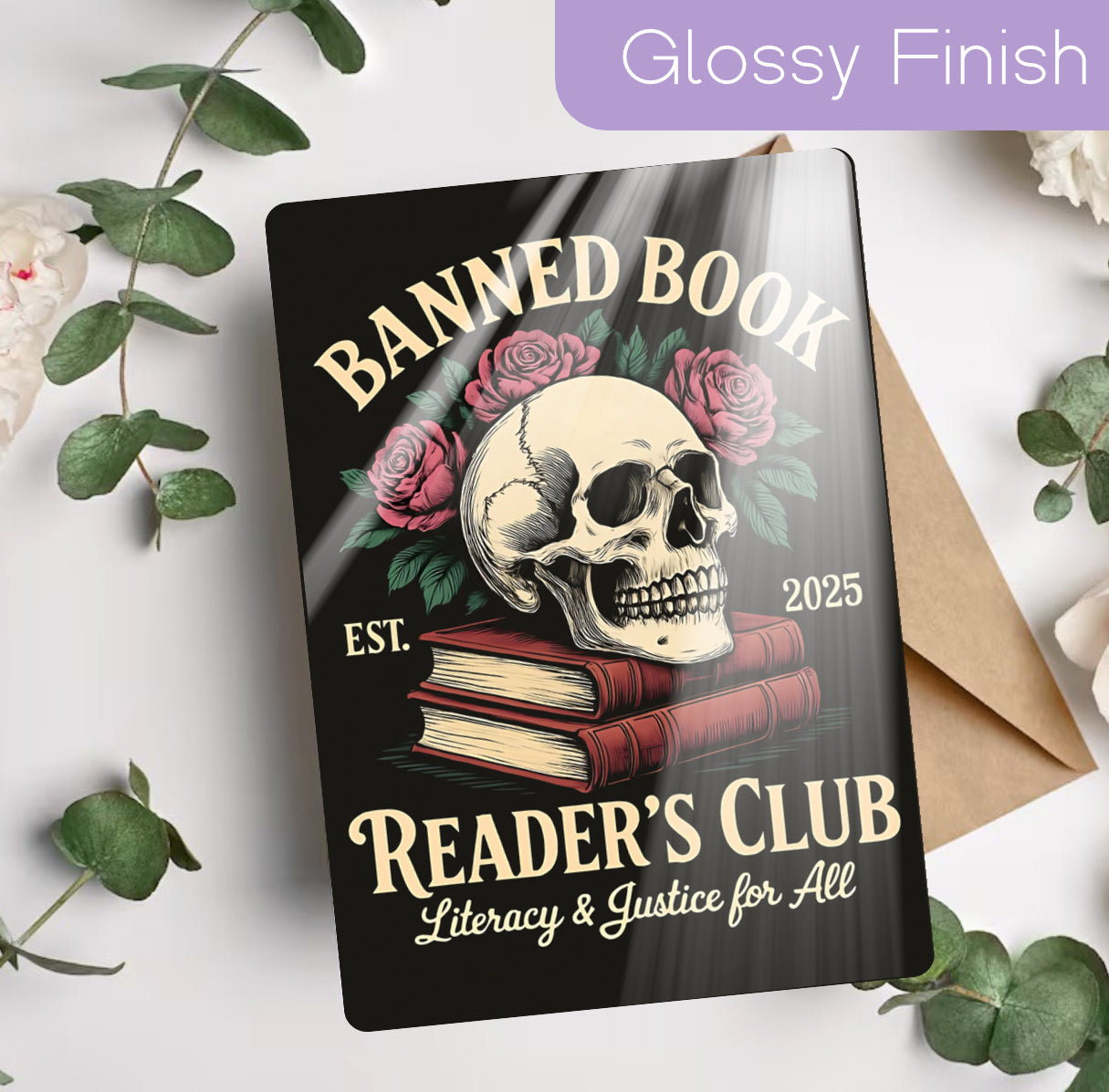 Kindle Insert -  Banned Book Club Hippo Boutique
