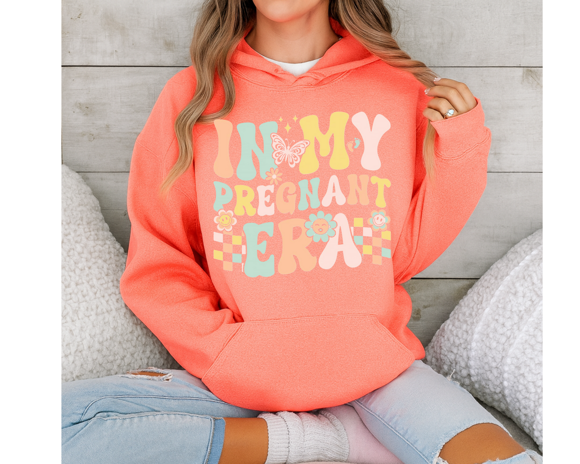 Sweatshirts & Hoodies - In My Pregnant Era Hippo Boutique