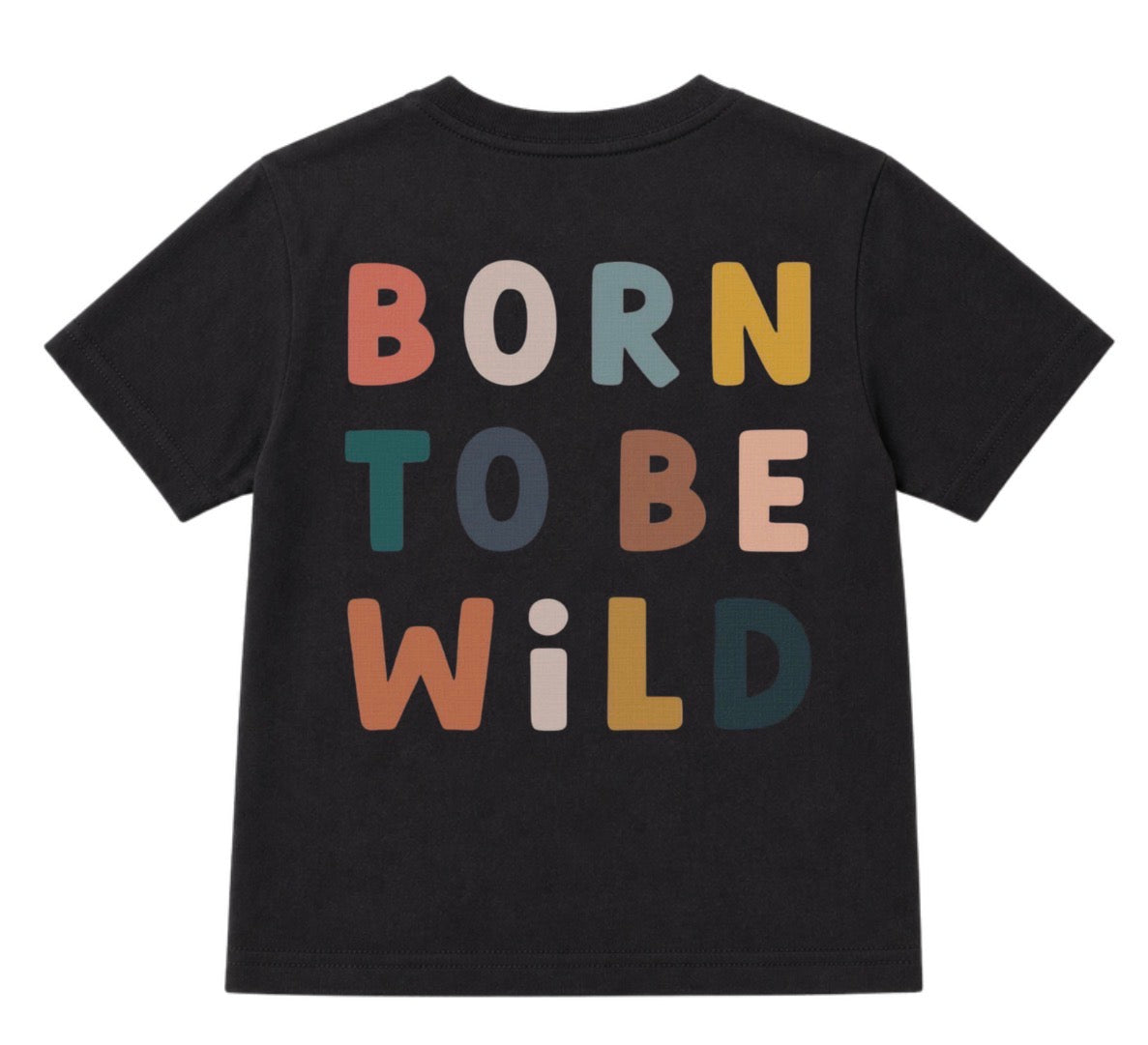 Toddler t-shirt- Born to be wild Hippo Boutique