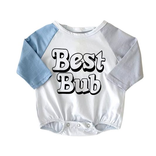 Best Bub Color Block Baby Bubble Romper Hippo Boutique