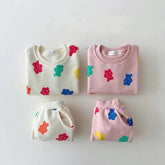 Baby & Toddler Teddy Bear Sweatshirt Outfit Hippo Boutique
