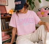 Cropped Top & T-Shirts - Summer Babe Hippo Boutique