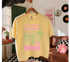 Women’s crop tshirt iced coffee and books 