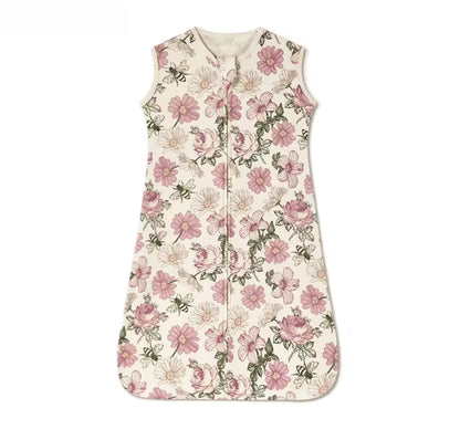 Newborn Baby 100% Organic Cotton Sleep sack - 1 Tog Hippo Boutique