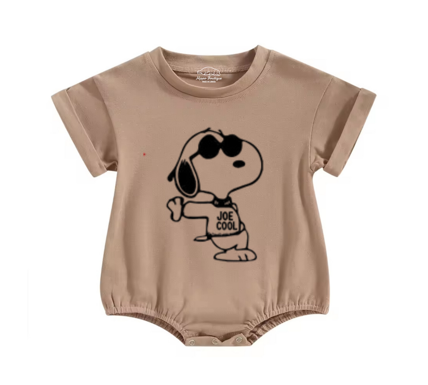 Dog Baby t-shirt bubble Romper Hippo Boutique