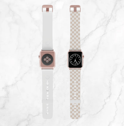 Apple Watch Band - Brown Checkered