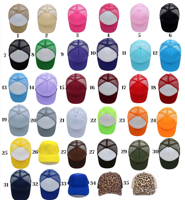 Let Them Trucker Mesh Hats Hippo Boutique