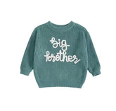 Knit Embroidered Big Brother sweater Hippo Boutique
