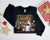 Reading Ghost Christmas Sweatshirts Hippo Boutique